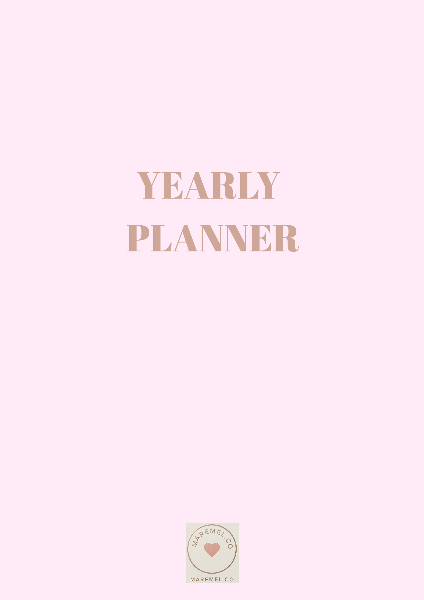 YEARLY PLANNER