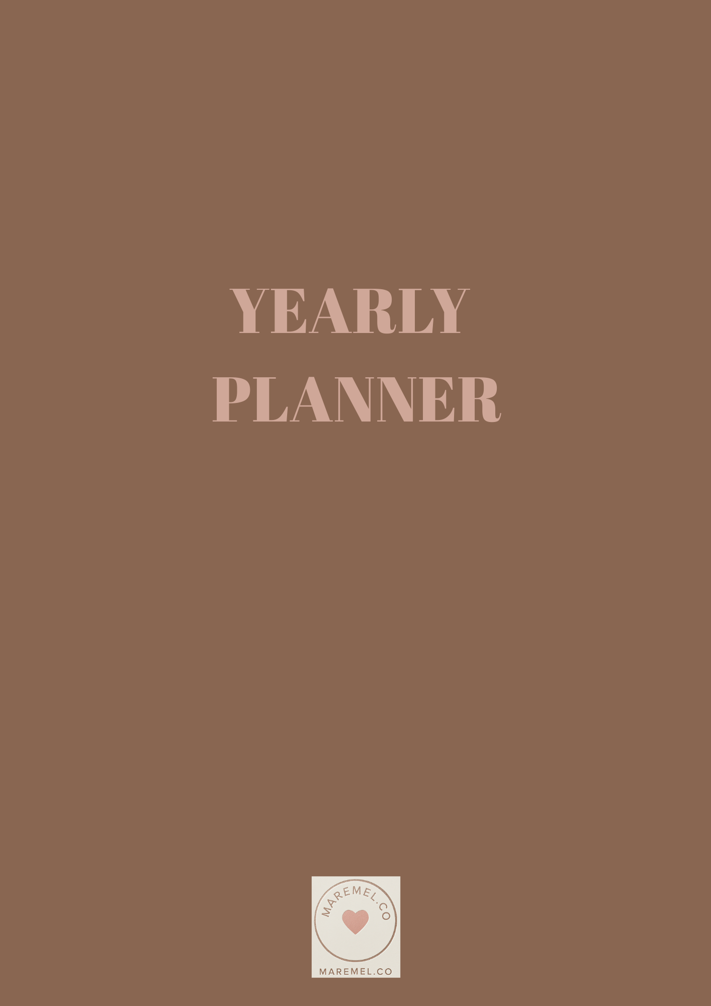 YEARLY PLANNER